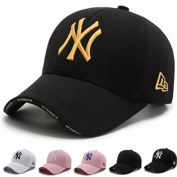 Topi NY / Topi Baseball Logo NY Bordir Cap Unisex