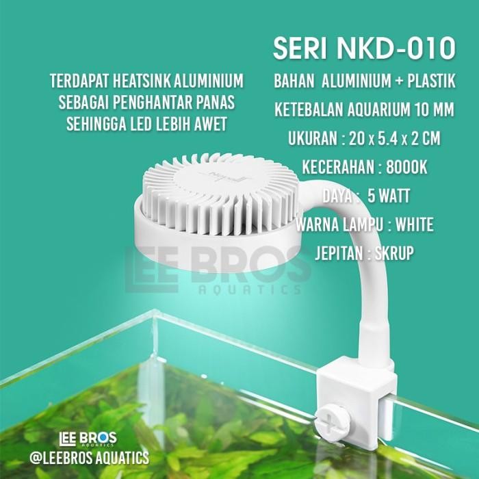 [LUXXORA] Lampu Aquarium Mini / LED Aquarium / Lampu Aquarium Jepit - NKD-010
