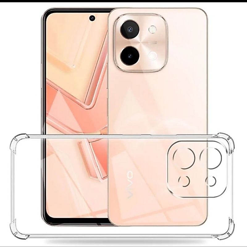 Softcase Bening VIVO Y28 4G Y28 5G Case HD Transparan Casing Bening
