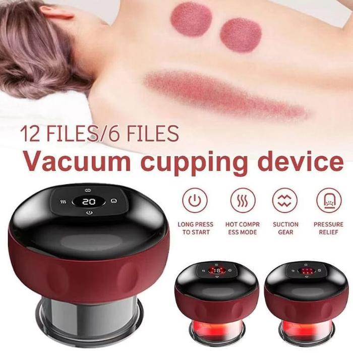 CUPPING New Bekam Cupping  Massage Pemijat Bekam Vakum Terapi Magnet - ET-CUPPING