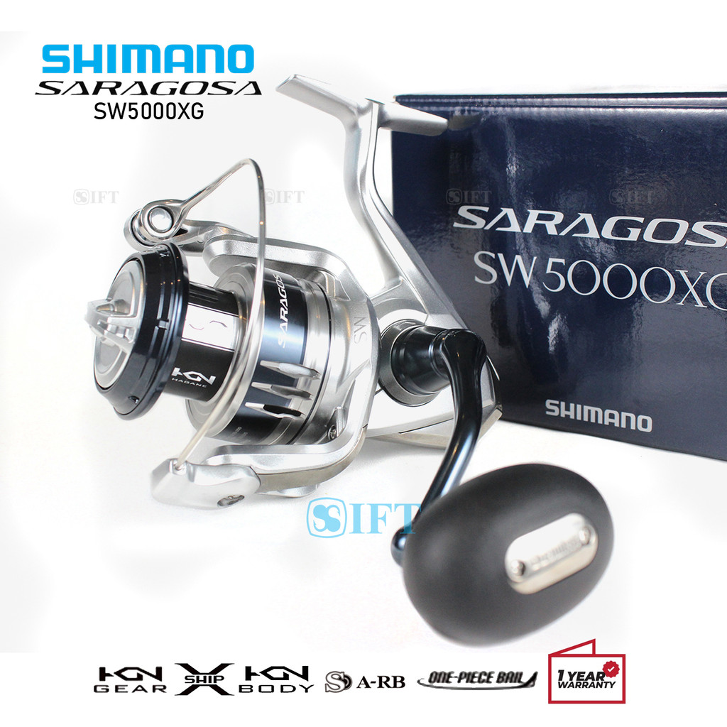 Joran SHIMANO SARAGOSA 5000 6000 8000 10000 14000 SWA HG XG | Hagane Gear Body One Way Saltwater | L