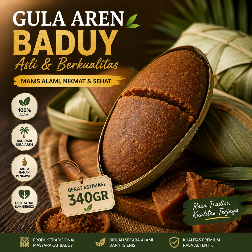 Gula Aren Baduy Asli Murni