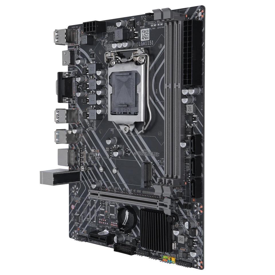 SOYO H310M DDR3 Motherboard i3 9100 CPU 8G RAM Intel LGA1151 TPM2.0 Computer Combo Kit Xeon PC GAME 