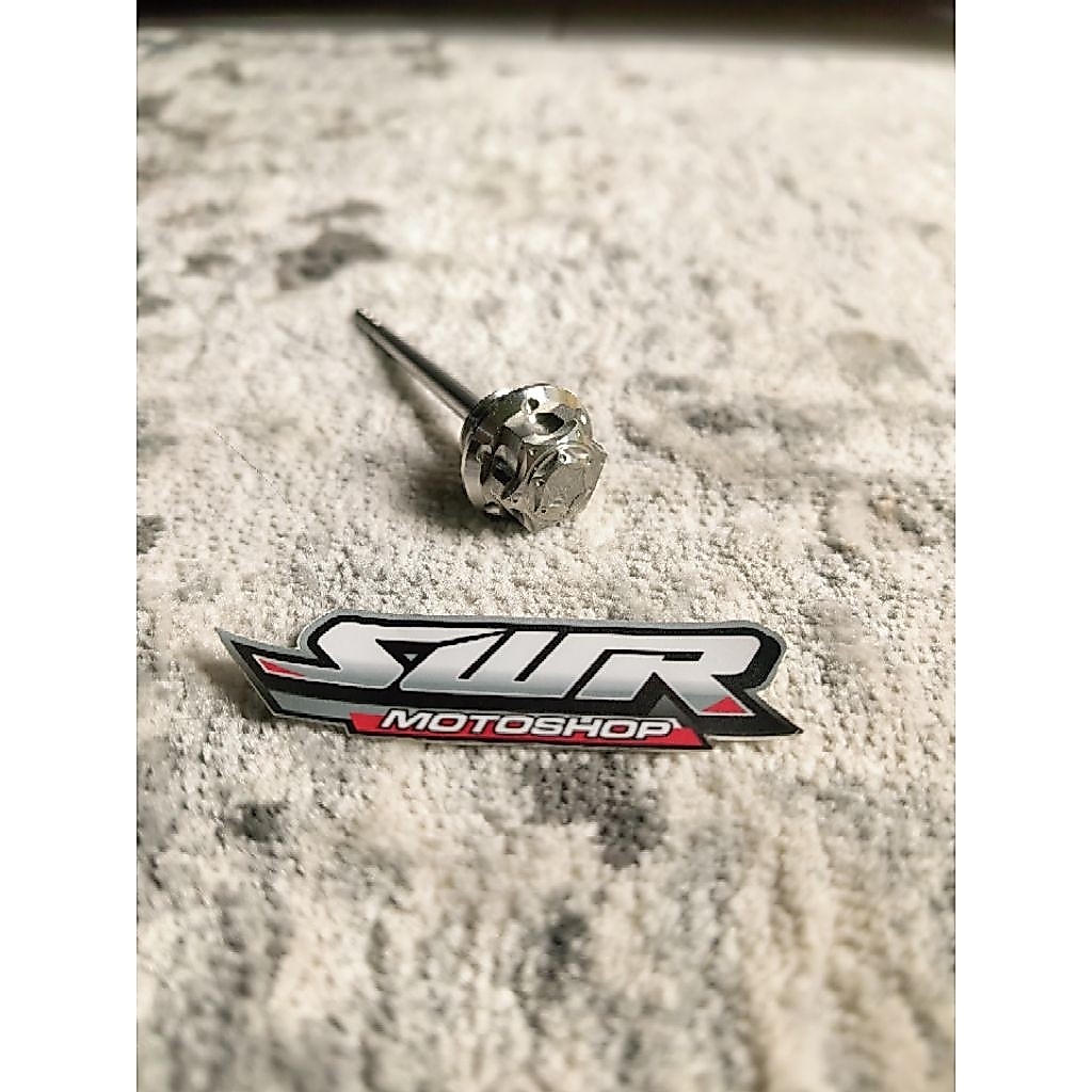 Baut Stainless, Tutup Stainless Oli Mesin Atas Model Stik Motif Bintang/Star