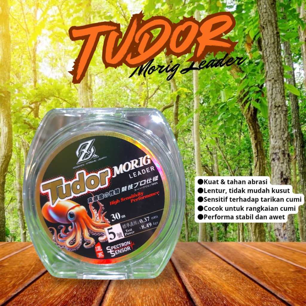Metta Fishing | Senar Pancing Cumi Super Kuat Tudor Morig Leader 30M