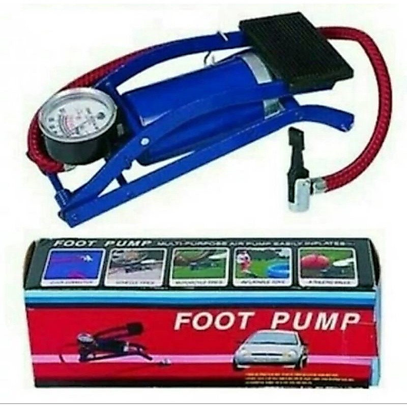 Pompa Injak Ban Motor/ Foot Pump /Pompa Angin/ Pompa Sepeda