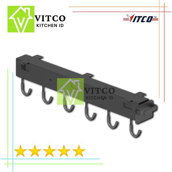 VITCO Kitchen Pan Hanger / Rak / Gantungan Panci & Wajan / Rak Gantungan Panci Kabinet Dapur