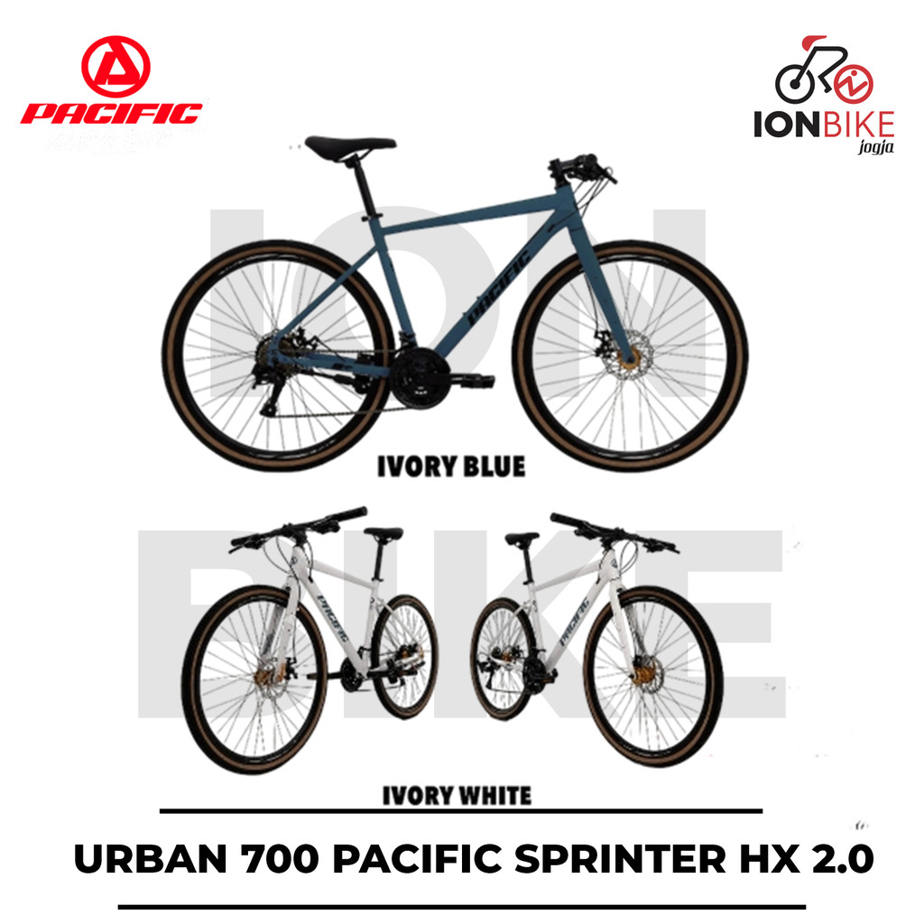 Sepeda Hybrid 700c PACIFIC SPRINTER HX 2.0 Urban Flatbar 700 c 3x9 Speed - Commuter Federal Flat Bar