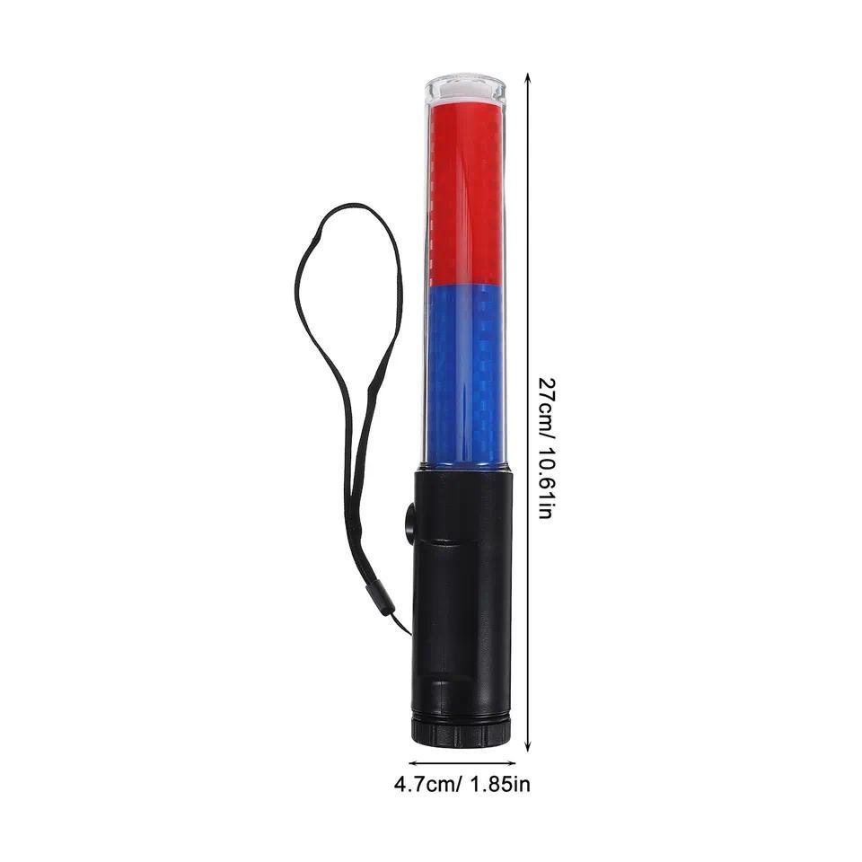 Traffic Control Stick 26Cm LED Warning Light Wand Magnetic Hook Portable Emergency Safety Flashlight