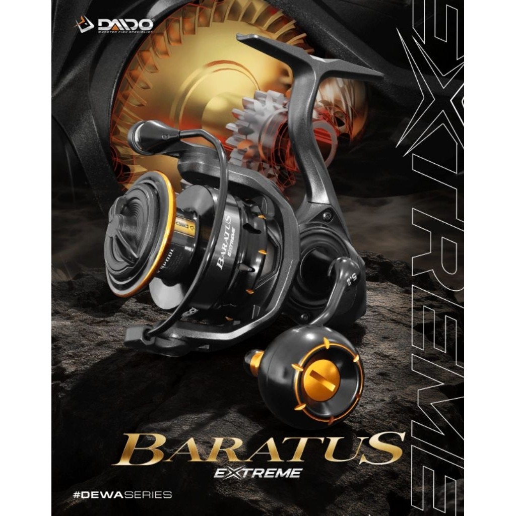 Reel Spinning DAIDO BARATUS EXTREME 4000 6000 PSSW  Saltwater Power Handle(PH) Brass Drive Gear