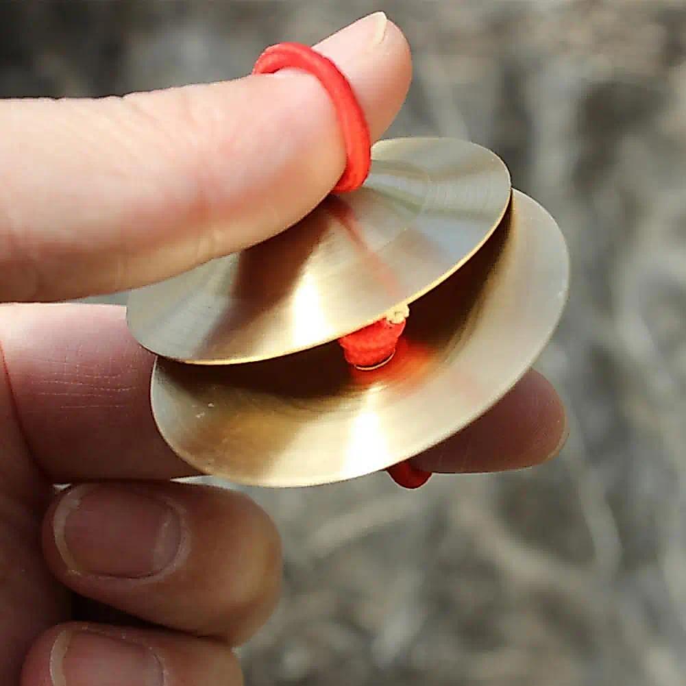 Finger Cymbals For Kids Handheld Copper Crash Cymbal Mini Belly ce Hand Cymbal Musical trument For A