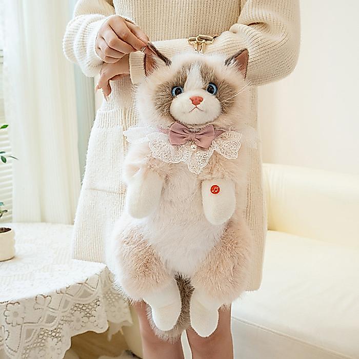 TERLENGKAP Tas ransel boneka kucing lucu premium Tas ransel kucing cute 3 warna