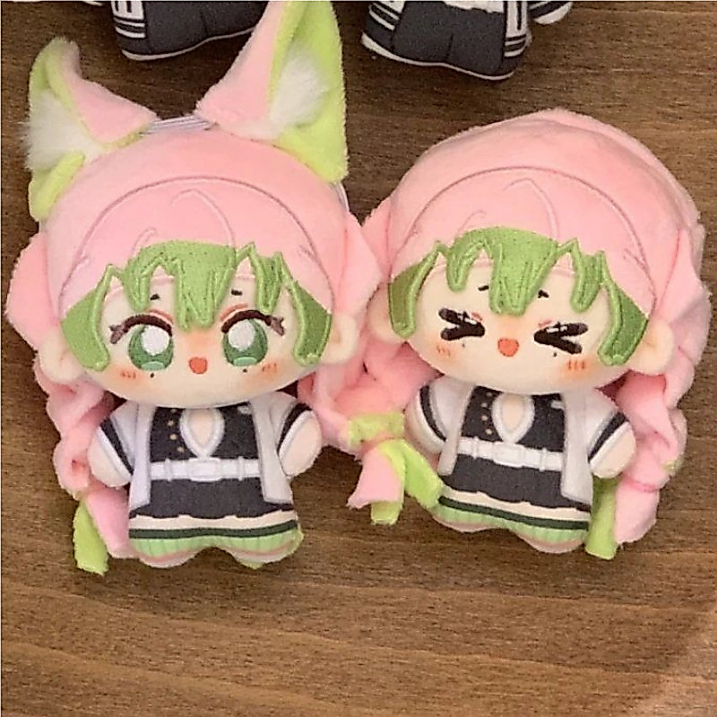 Trendy Anime Demon Slayer Character Kanroji Mitsuri Cotton Doll Plush Doll Toy Cartoon about 10cm