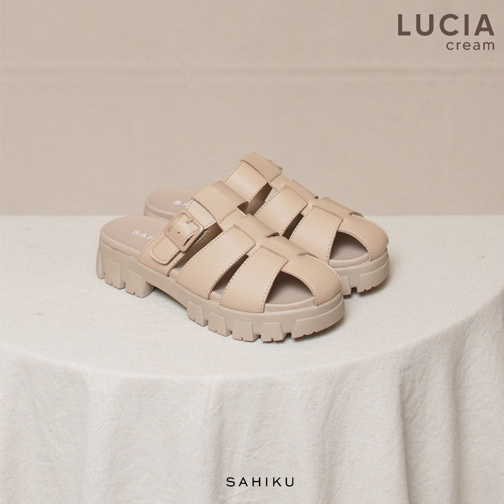 SAHIKU - Lucia Sandal Chunky || Sandal Sporty Casual Sandal Wanita || Sandal Platform Cewek