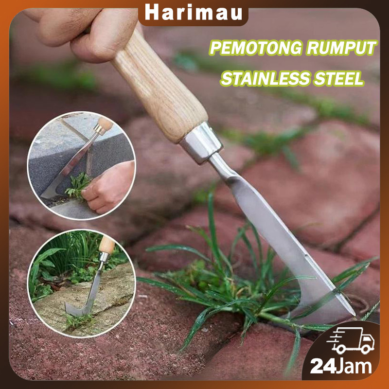 Alat pencabut rumput liar paving/ di celah sudut bata pencabut rumput