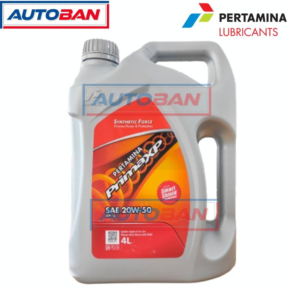 OLI PERTAMINA PRIMA XP 20W-50 4 LITER ORIGINAL