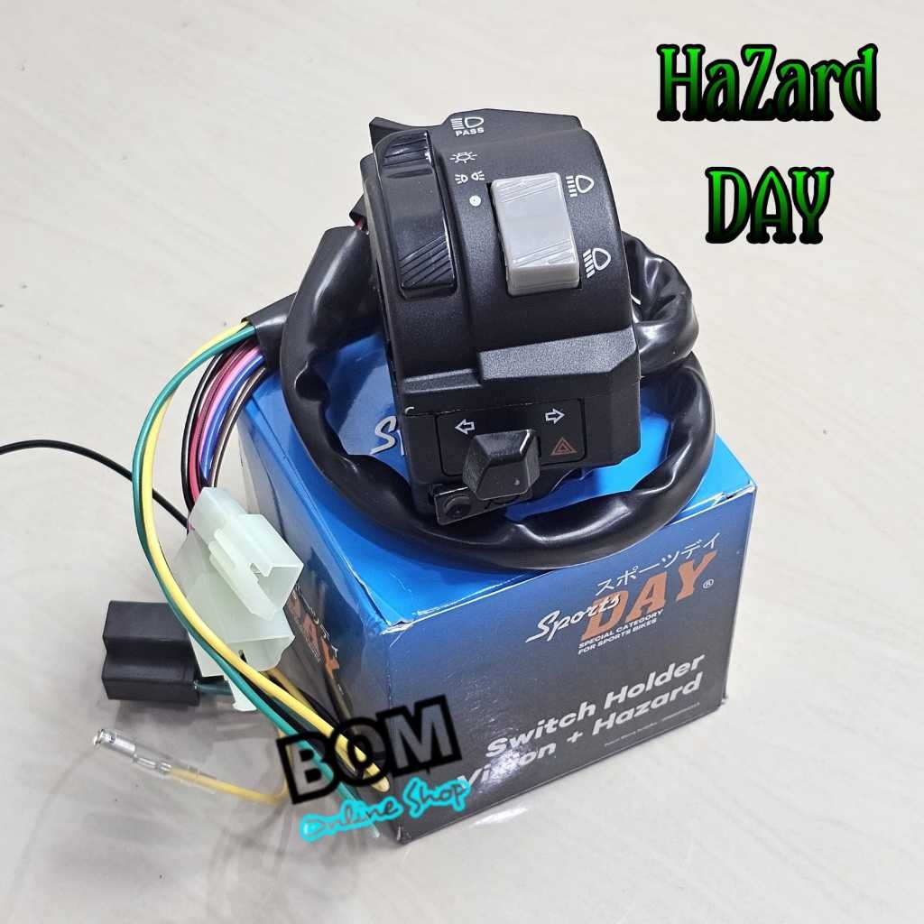 TERLARIS Holder Kiri Vixion hazard saklar vixion hazard saklar kiri rx king new hazard beat vario CB