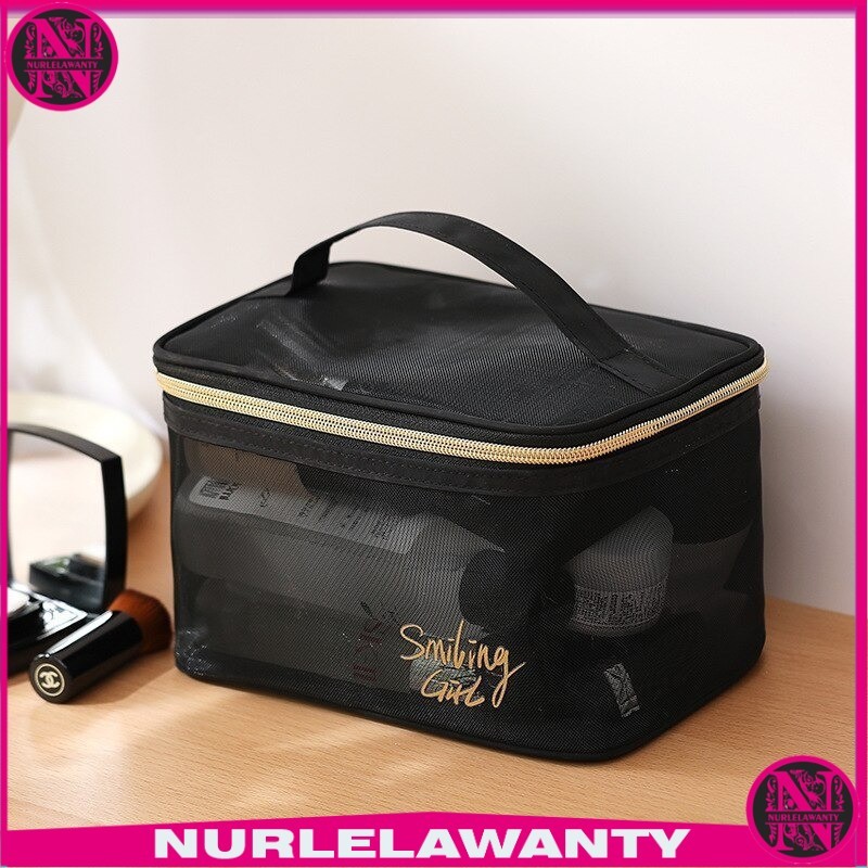 

- Smiling Girls Tas Make Up Kosmetik Transparent Mesh Storage Bag - SMG3 -