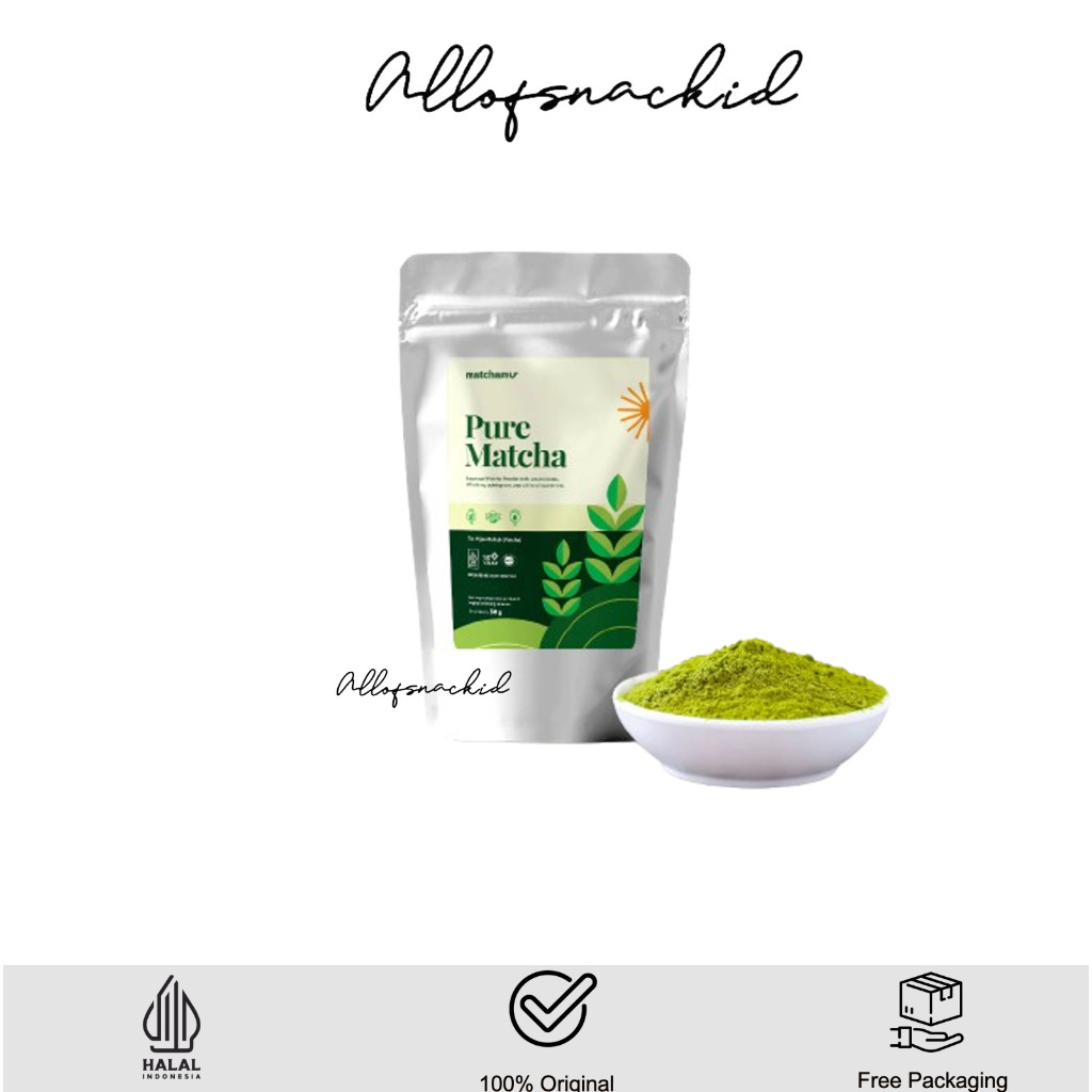 

New Matchamu - Pure Matcha Powder - 50gr & 100gr - Premium Umami AntioksidanPremium