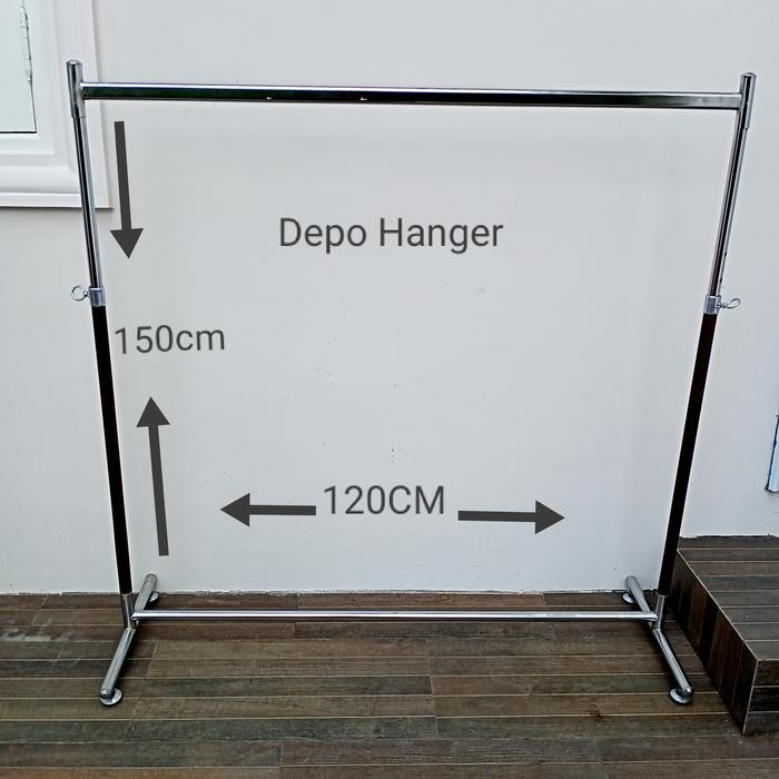 

( 120 CM ) GAWANG DISPLAY BAJU STAND HANGER JEMURAN PALANG KOTAK