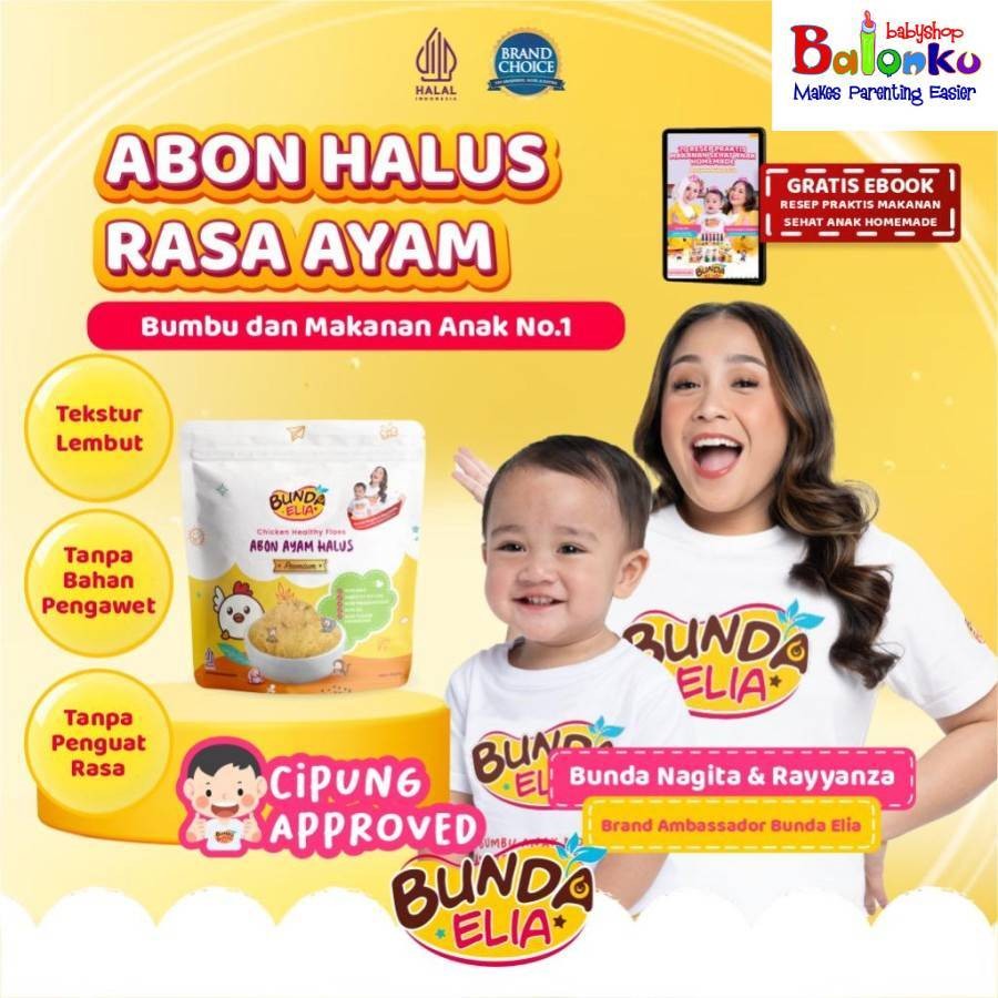 

Bumbu Bunda Elia Abon Abon MPASI Abon Halus Premium