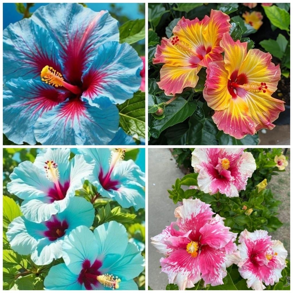 (PTR-FLORA) Tanaman hias kembang sepatu/ hibiscus bunga langka