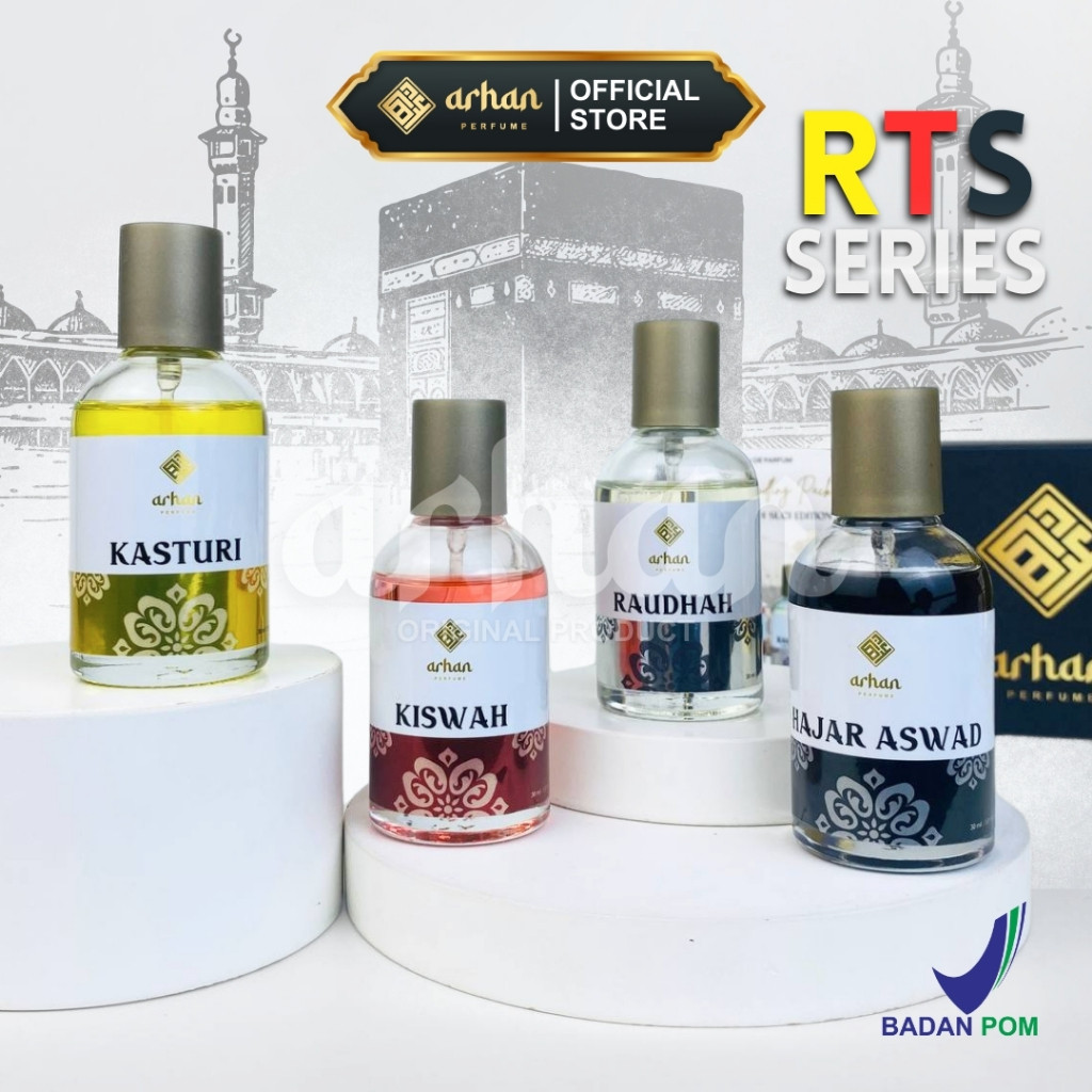ARHAN Paket Parfum Rindu Tanah Suci Series 30 ml 4 Varian Eau De Parfum