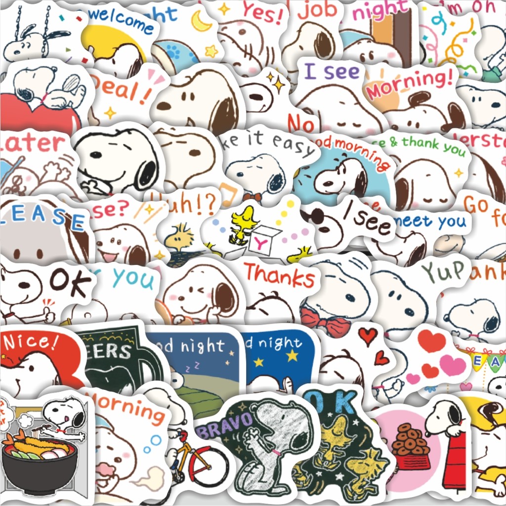 

Stiker Cutting Pack Stiker Kartun Snoopy V34 Isi 100Pcs Series Aesthetic Lucu Keren Untuk Koper Bahan Vynil