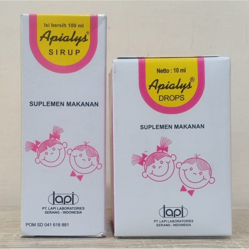 Apialys Sirup Suplemen Makanan 100ml / Apialys Drop Suplemen Makanan 10ml / Rumah Sehat Asyifa