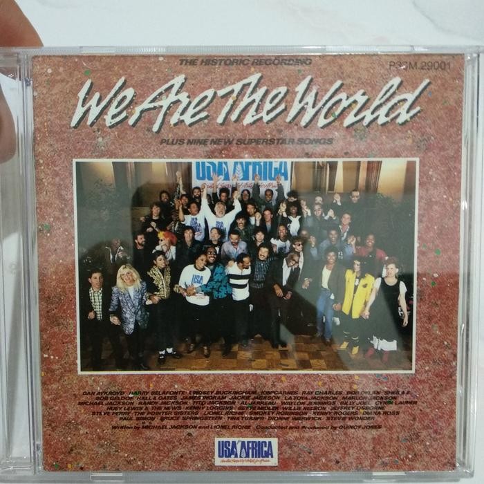 usa for africa - we are the world cd audio. michael jackson rare 