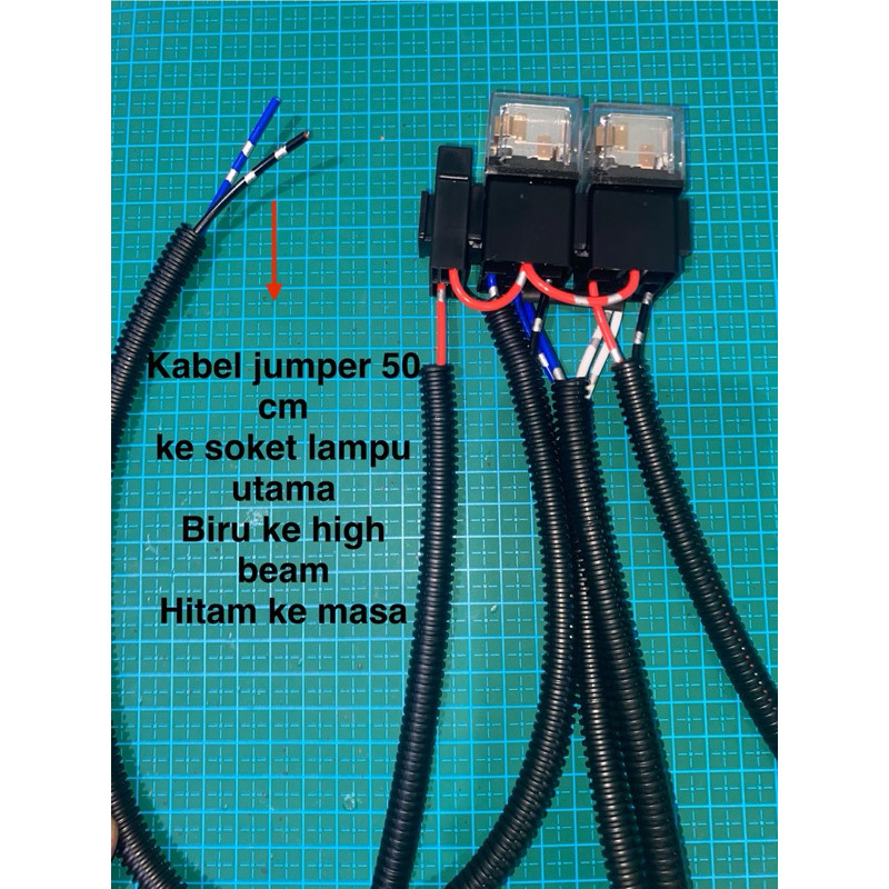 RELAY SET BILED FOGLAMP MOBIL UNIVERSAL