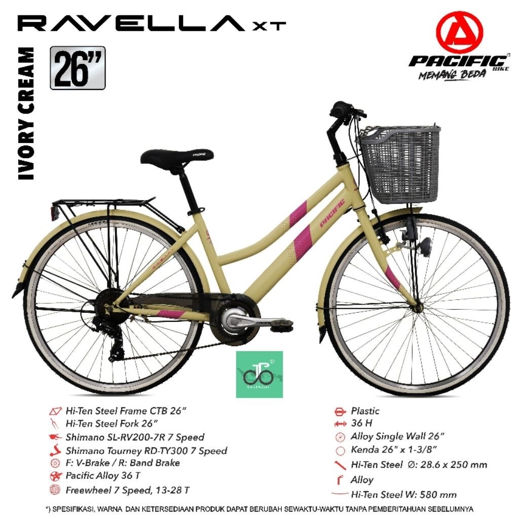 Sepeda CTB 26" Pacific Ravella XT