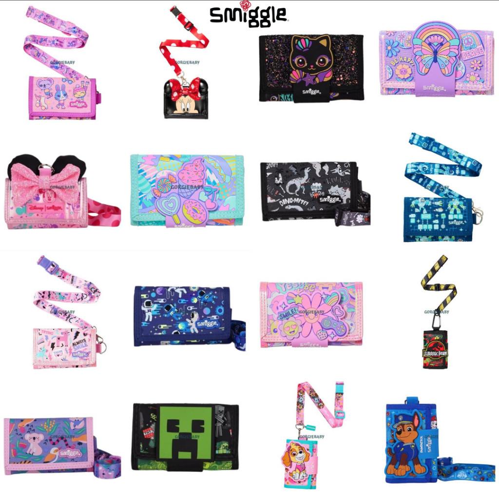 TARIMARSHOP Dompet Smiggle Anak/Dompet Anak/Dompet Smiggle/Smiggle wallet