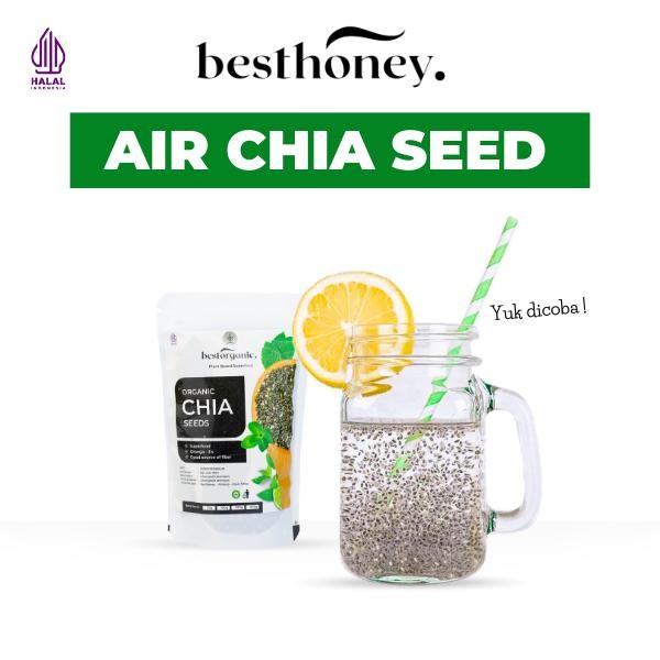 

PROMO! Bestorganic - Chia seed Organik Grade Premium - Biji - Black - 100 GR