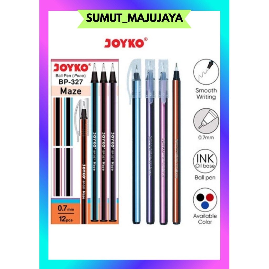 

SMJ [ECERAN 1 PCS] PULPEN JOYKO MAZE 0.7mm BP-327 N
