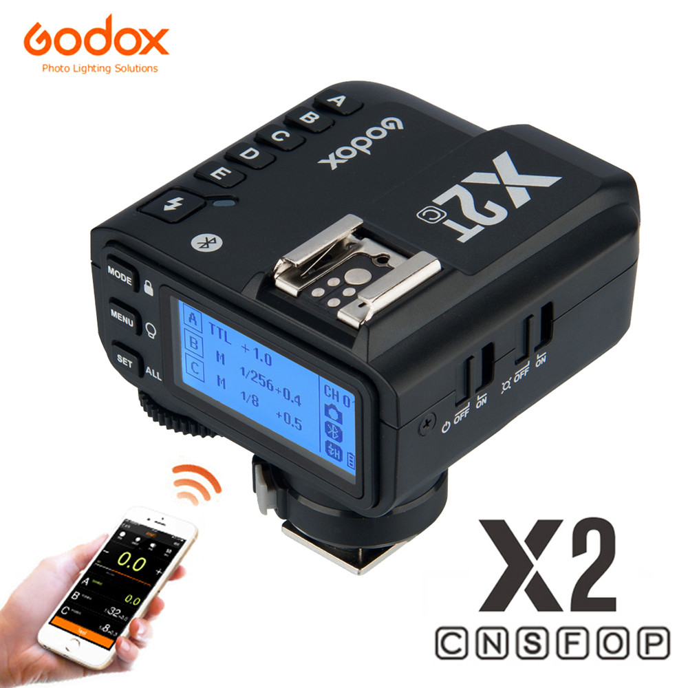 Godox X2T 2.4G TTL Wireless Flash Trigger X2T-C X2T-N X2T-S HSS Transmitter X1 Receiver for Canon Ni
