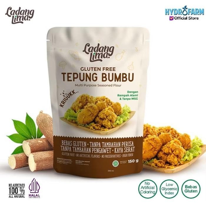 

PROMO! Ladang Lima - Seasoned Flour / Tepung Bumbu Gluten Free