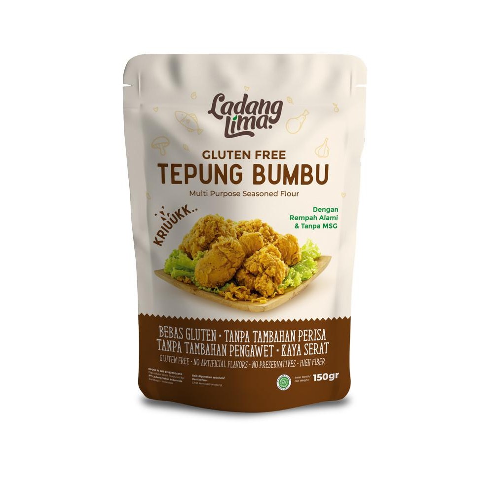 

PROMO! Aneka Tepung Sehat Gluten Free Ladang Lima - Tepung Bumbu