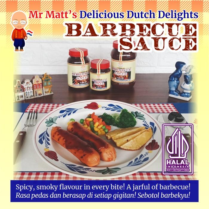 

Smoky barbecue sauce saus (500 ml) barbeque BBQ smokey garlic