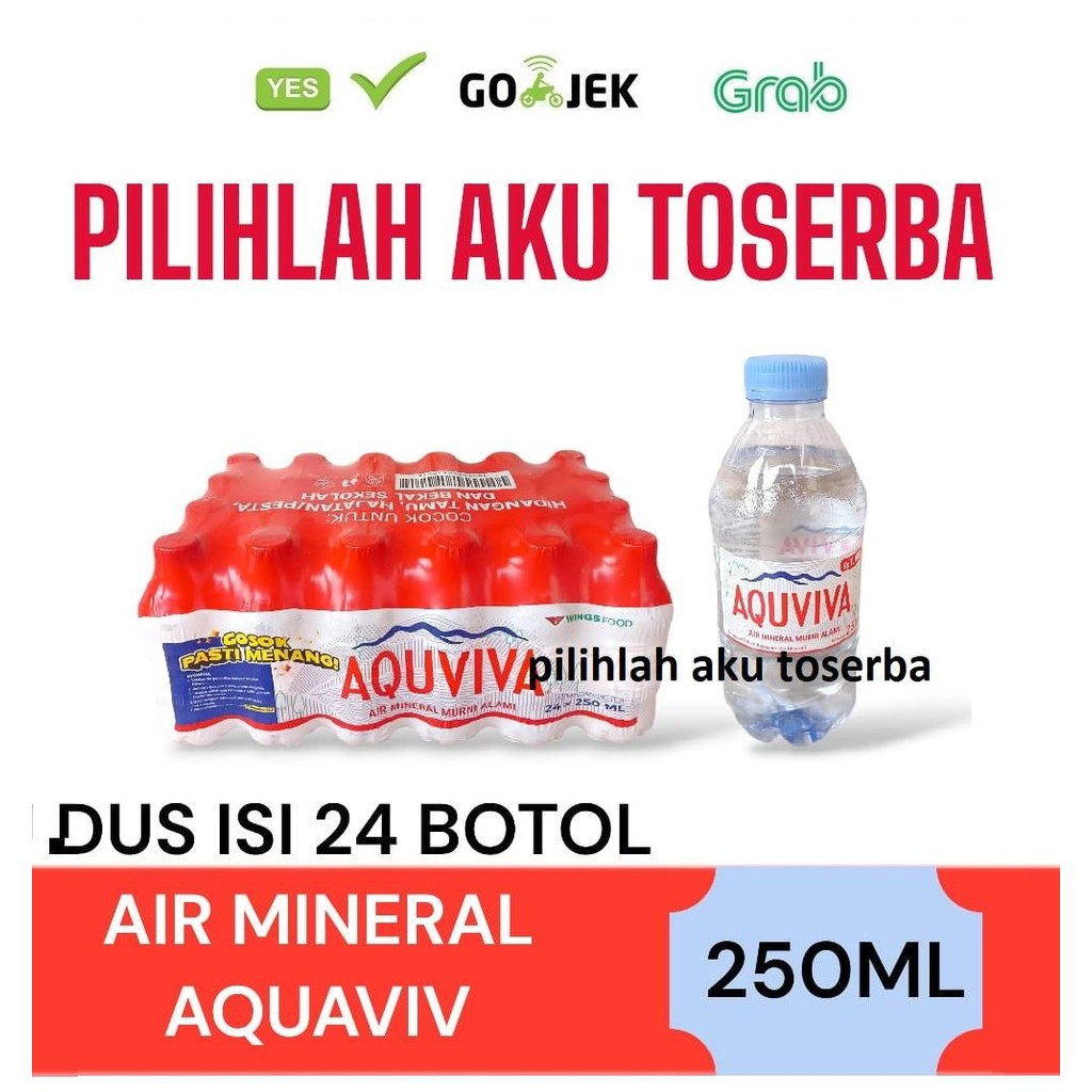 

Aquviva Botol Super Mini 250 ml - ( HARGA 1 DUS )