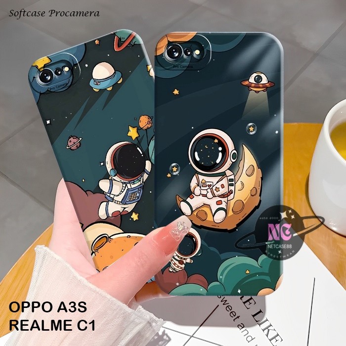 Cassing Hp Oppo A3S / Realme C1 - Oppo A3S A1K A5S A12 A12K A11K Realme C2 Oppo F9 F9 Pro - Softcase
