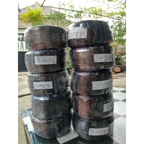 GERISAL kawat bonsai warna MAROON ukuran 1 ~ 6 mm  kawat bonsai aluminium untuk kerajinan atau tanam