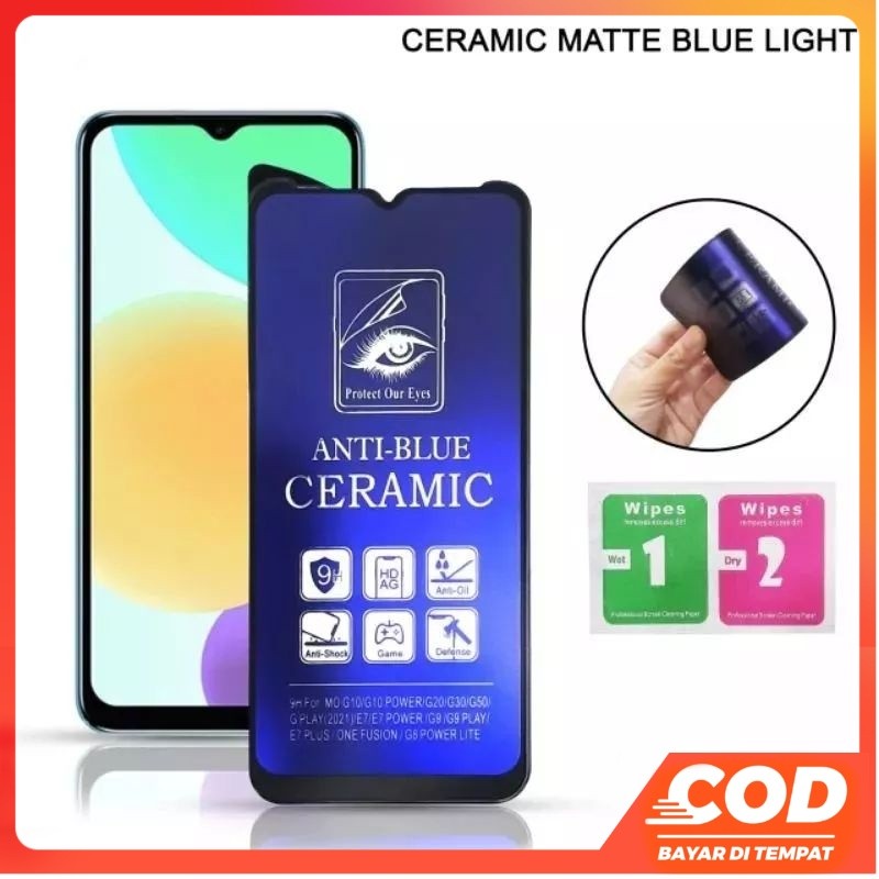 TEMPER GLAS BLUE CERAMIC OPPO F3/F5/F7/F9 - NA