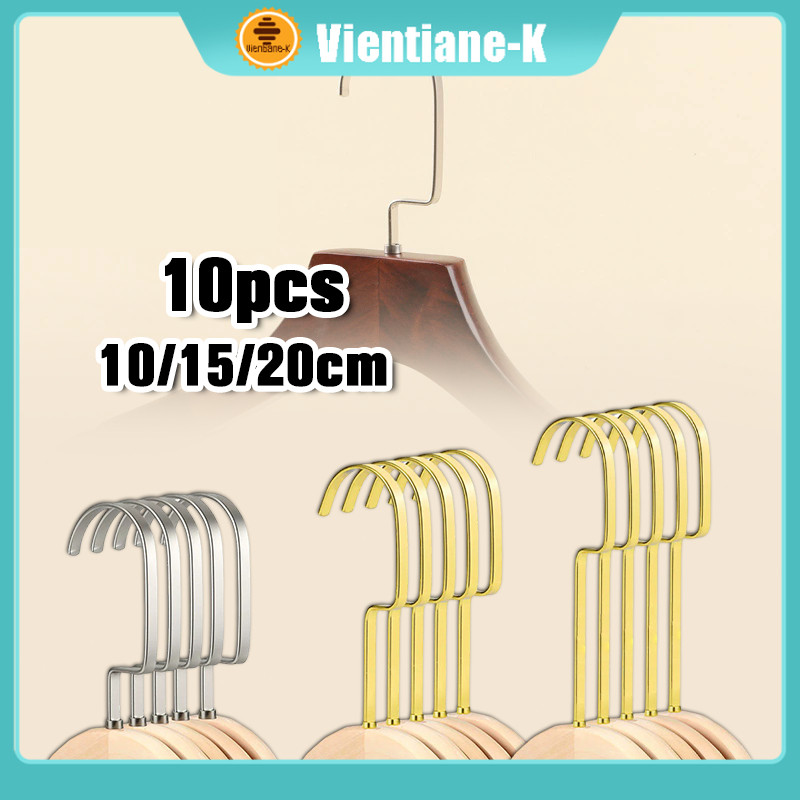 10Pcs Hook Hanger Gold Silver Gepeng / Hook Kawat Hanger