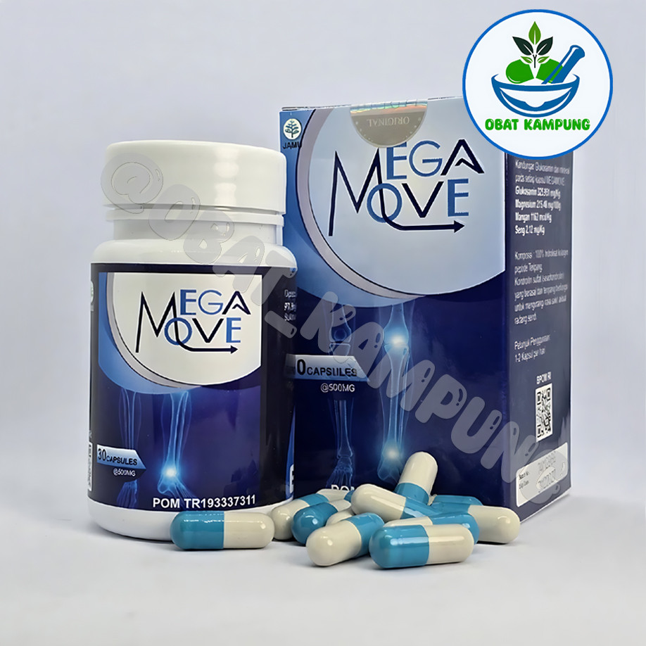 MEGAMOVE® Kapsul Original - Obat Herbal Ampuh Mengobati Tulang & Nyeri Sendi