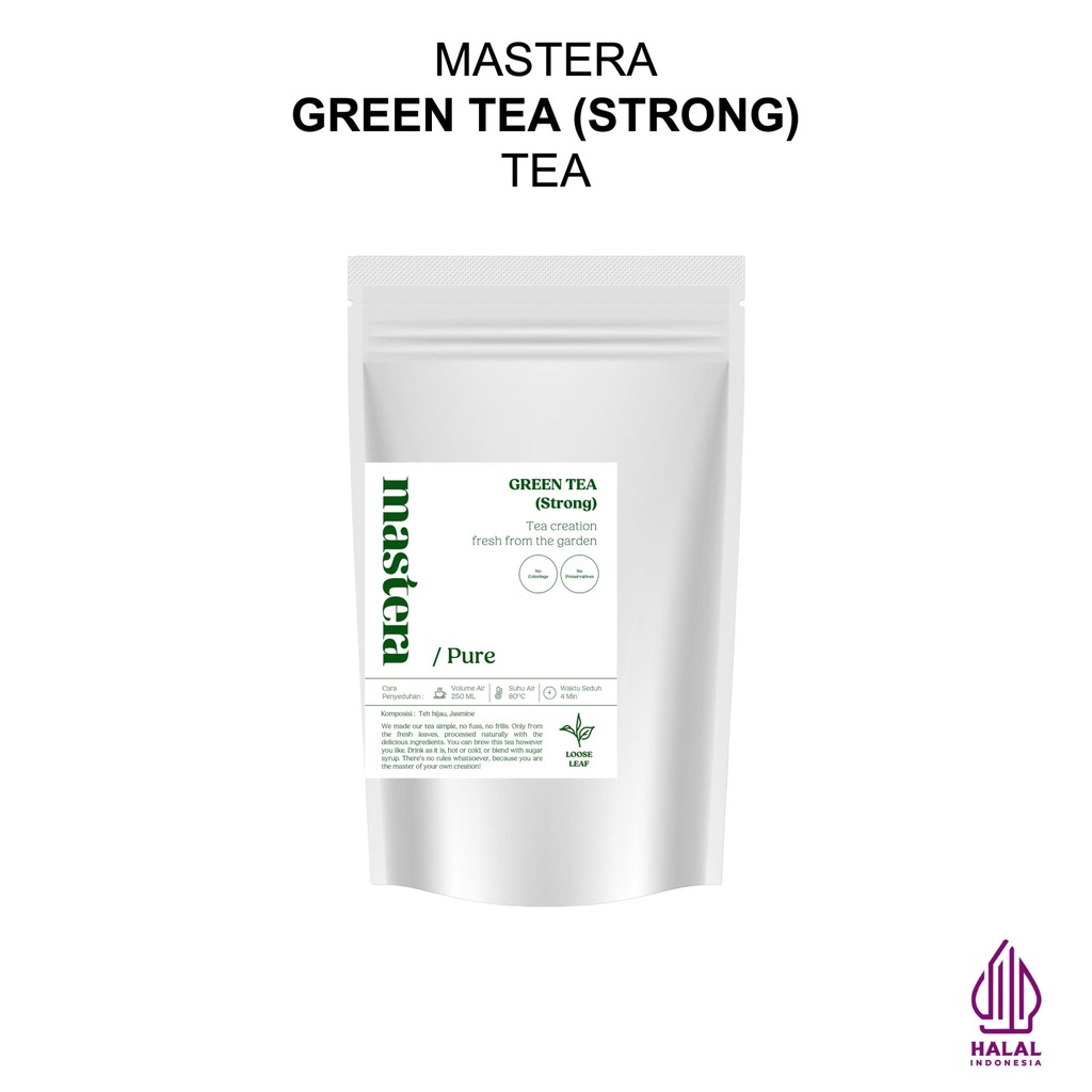 

Mastera Green Tea Strong Teh Hijau