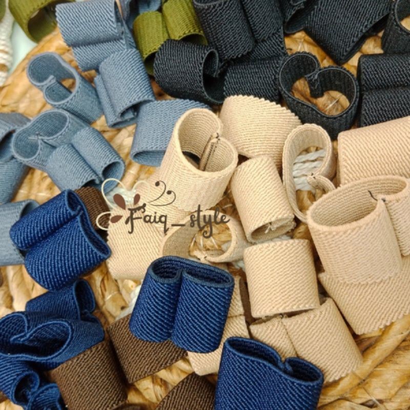 GESPER IKAT PINGGANG CINCIN KARET ECER / LUSIN KARET CINCIN GESPER KANVAS / KARET CINCIN IKAT PINGGA