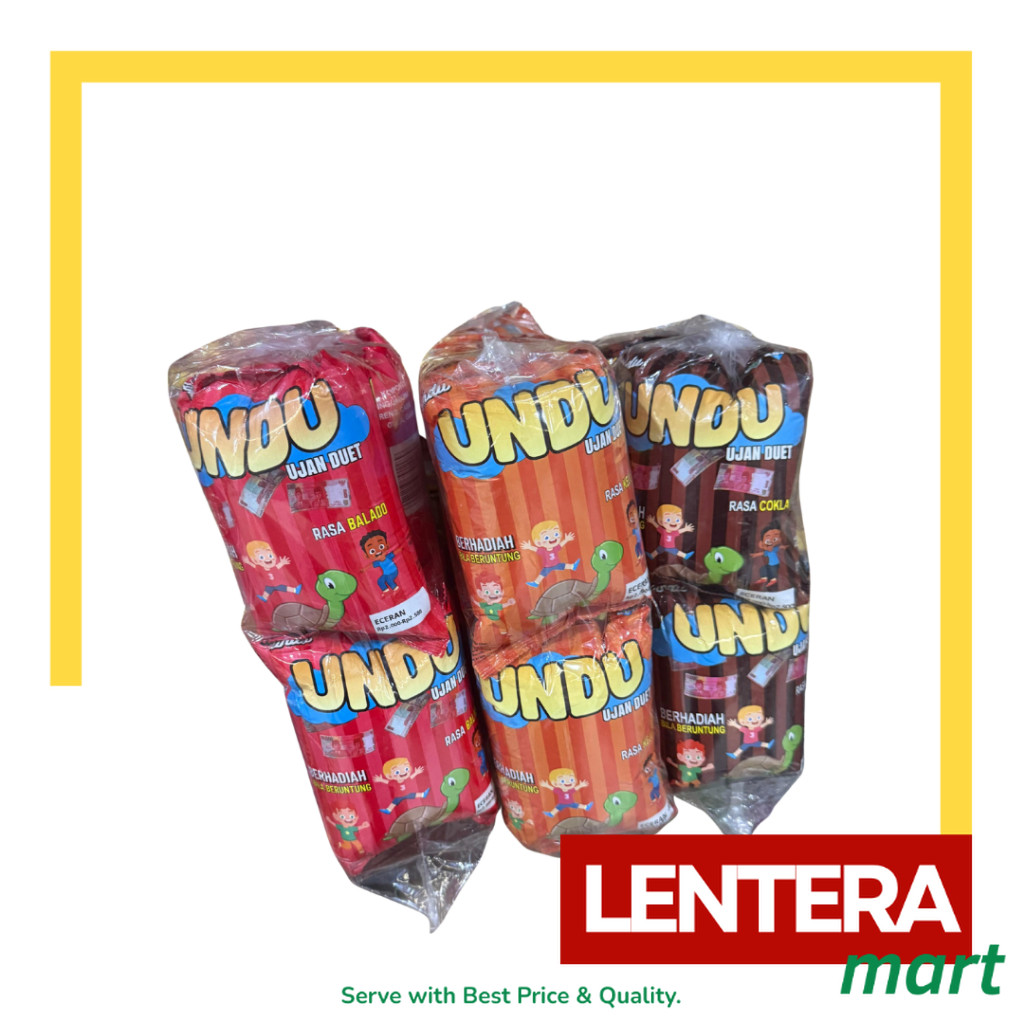 

Undu Chiki Snack Berhadiah Uang Rasa Balado/Keju/Coklat isi 10 pcs x 12gr LenteraMart