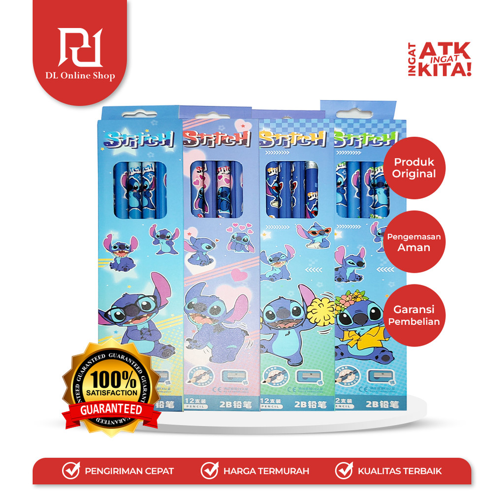 

ZBANG PENSIL 2B STITCH 3709 (1LSN/ 12PCS)