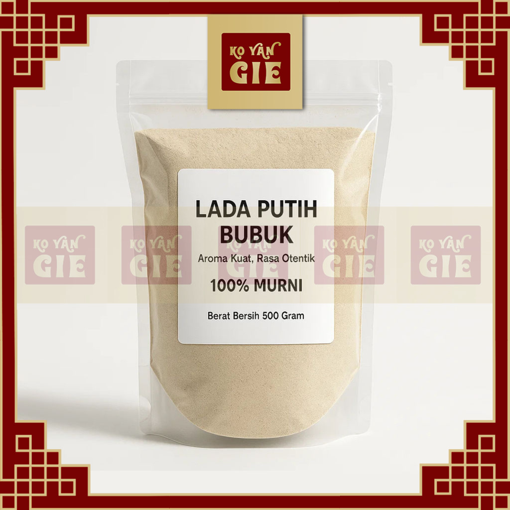

500gr Lada Putih Bubuk Halus 100% Murni – Bumbu Dapur / Masak / Siap Konsumsi
